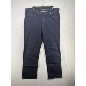 Calvin Klein Jeans Straight Jeans Men's 36x30 Blue Denim pants Dark Blue